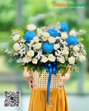 Azure Harmony Basket
